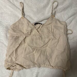 Brandy Melville Beige Camisole Top